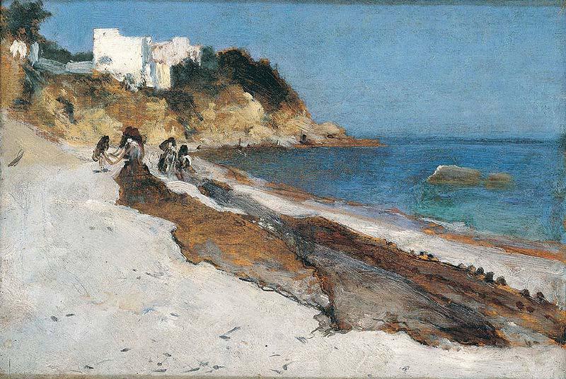 John Singer Sargent Beach Scene